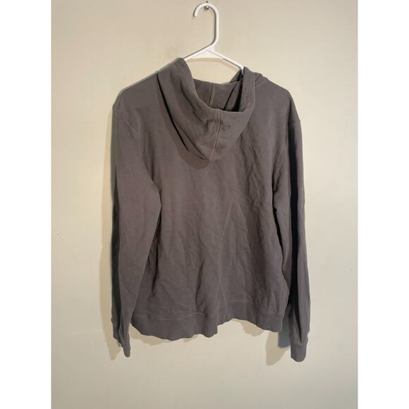 PACT XL 100% Organic Cotton Unisex, Mens, Dark Gray Zip-Up Hoodie - Picture 6 of 11